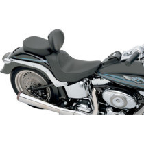 SEAT SOLO W/OPTIONAL EZ GLIDE BACKREST FRONT WITH DRIVER BACKREST RECEPTACLE VINYL BLACK