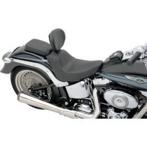 SEAT SOLO W/OPTIONAL EZ GLIDE BACKREST FRONT WITH DRIVER BACKREST RECEPTACLE VINYL BLACK