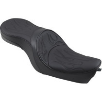SEAT LOW-PROFILE TOURING REAR 2-UP VINYL BLACK