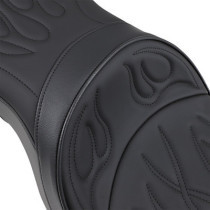 SEAT LOW-PROFILE TOURING REAR 2-UP VINYL BLACK