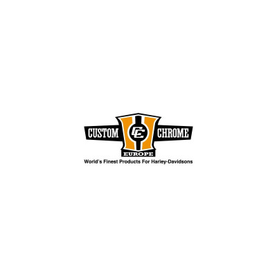  Custom Chrome Europe Logo Sticker Outdoor 5,5 x 8,5 cm Sticker 