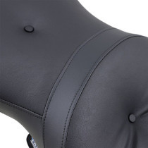 SEAT WIDE LOW-PROFILE REAR 2-UP VINYL BLACK