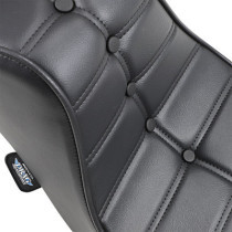 SEAT MINI KING AND QUEEN REAR 2-UP VINYL BLACK