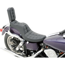 SEAT MINI KING AND QUEEN REAR 2-UP VINYL BLACK