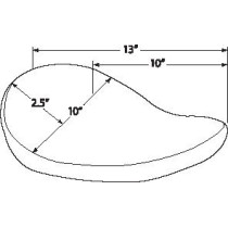 SEAT SOLO SPRING SMALL VINYL SMOOTH BLACK