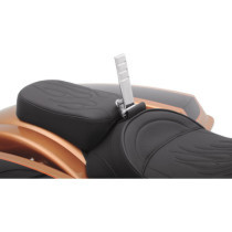 BACKREST EZ GLIDE II SMALL DRIVER PLAIN VINYL BLACK