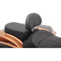BACKREST EZ GLIDE II SMALL DRIVER PLAIN VINYL BLACK