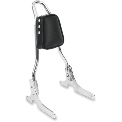 BACKREST PADS TAPERED SMOOTH FOR ROUND SISSY BARS