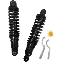 Amortisseurs Réglables Heavy Duty - Hauteur 12" - Harley Davidson Dyna de 1991 à 2017 - Noir