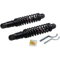 Amortisseurs premium réglable Drag - Hauteur 13" +ou- 0,5" - Harley Davidson Dyna à partir de 1991 - Noir