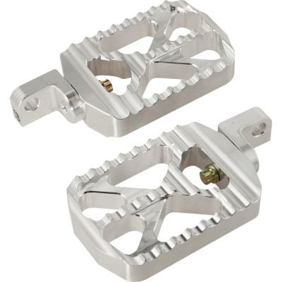 FOOTPEGS BEAR CLAW OFFSET SILVER
