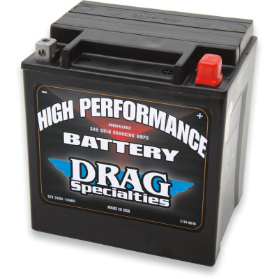 BATTERY HIGH PERFORMANCE AGM 12V LEAD ACID REPLACEMENT 166 MM X 126 MM X 175 MM BLACK