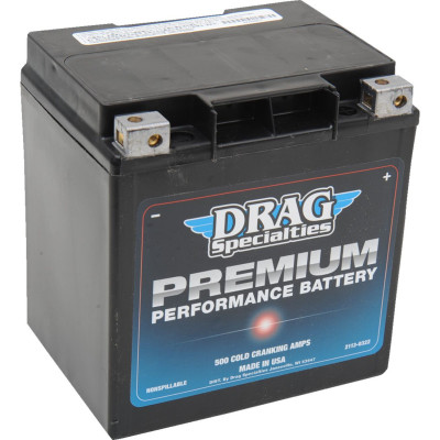 BATTERY PREMIUM (GYZ) 12V LEAD ACID REPLACEMENT 166 MM X 126 MM X 175 MM BLACK