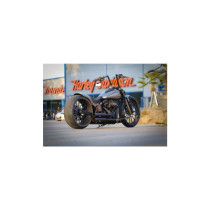  Rear Steel Fender for Twin Cam Softail (Narrow Frame) 260/18" Tire, With Taillight and Turn Signals Raw 