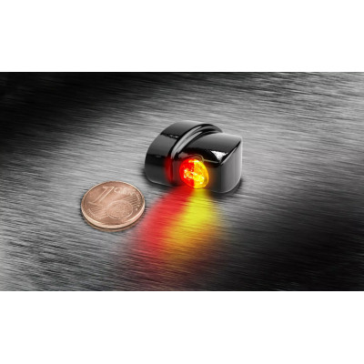 Clignotants 3 en 1 arrière à LED Winglet Nano - Harley Davidson à partir de 1993 - Noir
