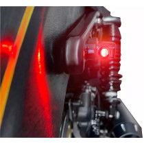 Clignotants 3 en 1 arrière à LED Winglet Nano - Harley Davidson à partir de 1993 - Noir