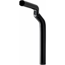 Guidon Biltwell Tyson XL Pull back - Hauteur 12" - Harley Davidson avec accélérateur à cable - Noir