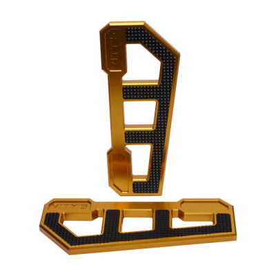 Vity''s Design, Racing rider floorboards. Gold
