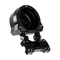 Vity''s Design, adjustable single gauge holder. Black