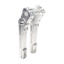 Vity''s Design, 10" adjustable risers. Silver