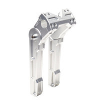 Vity''s Design, 10" adjustable risers. Silver