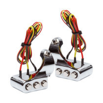 Vity''s Design 3 button switch housing left, chrome
