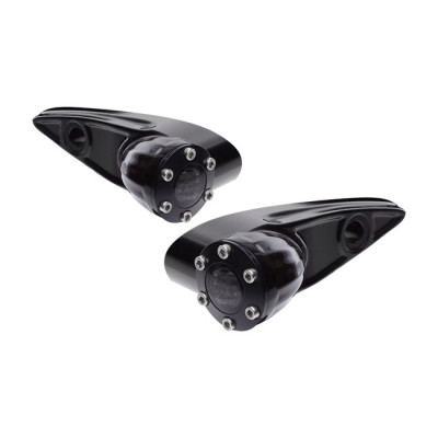Vity''s Design, Diamond front turn signals, black. ECE appr.