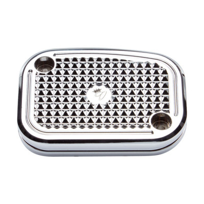 Vity''s Design, Diamond handlebar master cylinder cover. Chr.