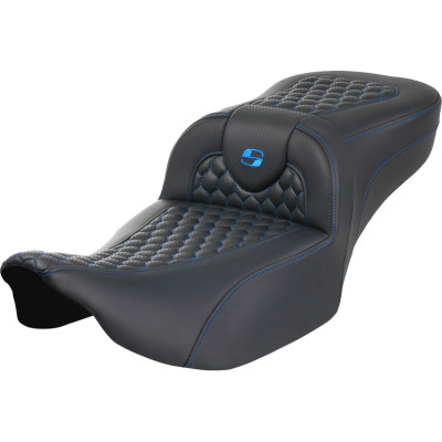 RoadSofa™ Seat - without Backrest - Blue Stitch - Extended