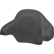 Tour Pack Backrest Pad - Honeycomb - White Stitching