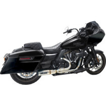 HIGH OUTPUT 2-1 EXHAUST BRUSHED TOURING