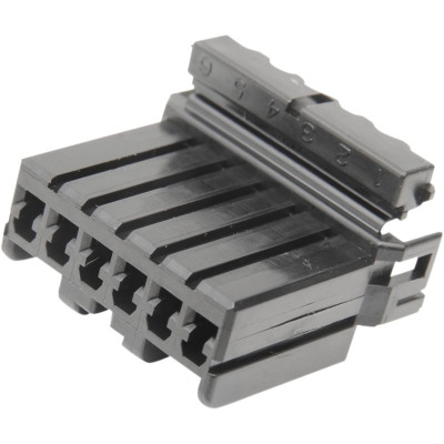 AMP MULTI-LOCK 6-POSITION PLUG CONNECTOR 5 PACK