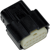MOLEX MX-150 FEMALE CONNECTOR 12-POSITION BLACK