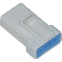 JST MINI SERIES RECEPTACLE CONNECTOR MALE W/SEAL 4-WIRE