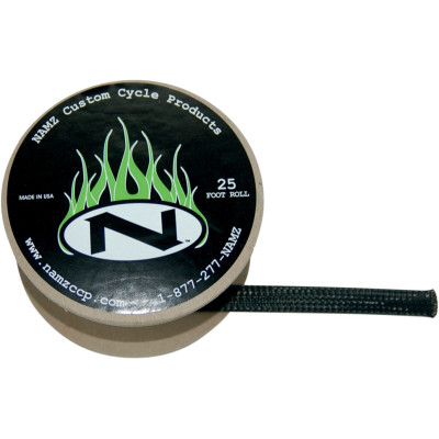 WIRE FLEX SLEEVING ID Ø 3/4" 25' ROLL (19 MM/7,62 M) BLACK