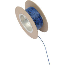 OEM COLOR WIRE 18 GAUGE/100' (1MM'/30M) BLUE/BLACK