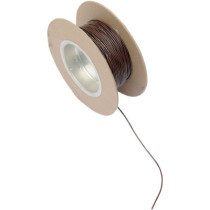 OEM COLOR WIRE 18 GAUGE/100' (1MM'/30M) BROWN/BLACK