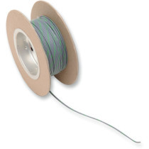 OEM COLOR WIRE 18 GAUGE/100' (1MM'/30M) GREY/GREEN