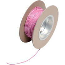 OEM COLOR WIRE 18 GAUGE/100' (1MM'/30M) PINK/WHITE
