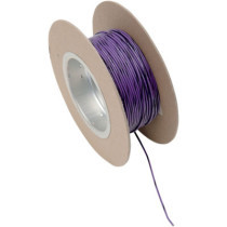 OEM COLOR WIRE 18 GAUGE/100' (1MM'/30M) VIOLET/BLACK