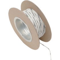 OEM COLOR WIRE 18 GAUGE/100' (1MM'/30M) WHITE/BLACK