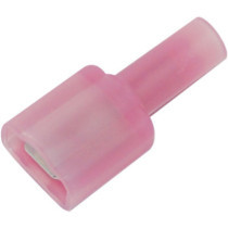 MALE CONNECTOR 18-22 GAUGE (0,6-1MM) RED 25 PK