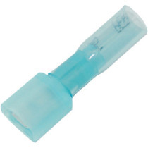 MALE CONNECTOR 14-16 GAUGE(1,3-1,6MM) W/ HEAT SHRINK 25 PK
