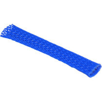 SLEEVING BRAIDED BLUE 10'