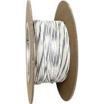 WIRE 20-GAUGE PRIMARY 100' WHITE/GRAY STRIPE