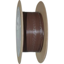 WIRE 20-GAUGE PRIMARY 100' BROWN/BLACK STRIPE