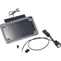 HANGER SADDLEBAG TAG W/CHR ILLUM LIC PLATE FRAME 2014 FLHT