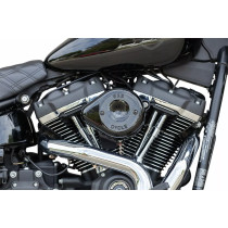 Filtre à Air S&S Mini Teardrop - Harley Davidson Softail à partir de 2018 et Touring à partir de 2017 - Noir brillant