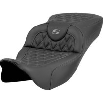 Roadsofa™ Seat - Lattice Stitch - Gray Stitch - Extended Reach - w/o Backrest