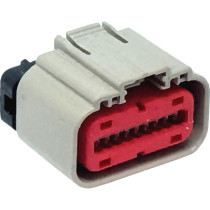 CONNECTOR FEMALE W/TERM 18-POS BROWN 69201415